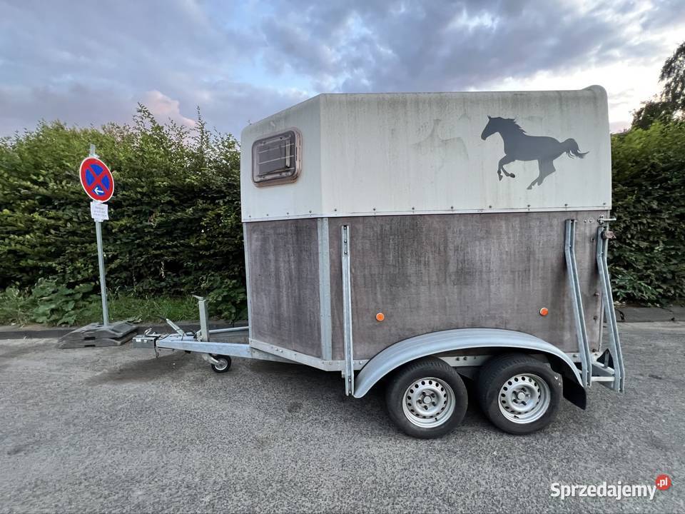 BLOMERT Przyczepa konna na 2 konie dwukonna 2