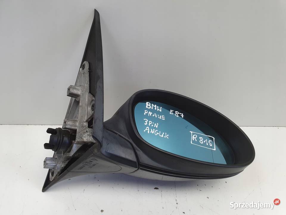 LUSTERKO PRAWE BMW E87 E81 PASAŻERA Elektryczne lubelskie Rudka