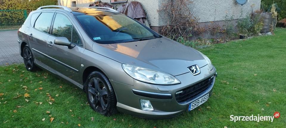 Peugeot 407 SW org hak klima panorama mechok Rok produkcji 2005