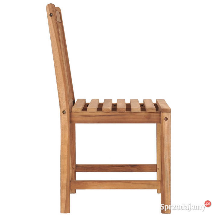 Krzesła ogrodowe 4 z poduszkami lite drewno