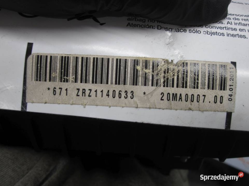 VW GOLF VI 11r AIRBAG poduszka pasażera świętokrzyskie