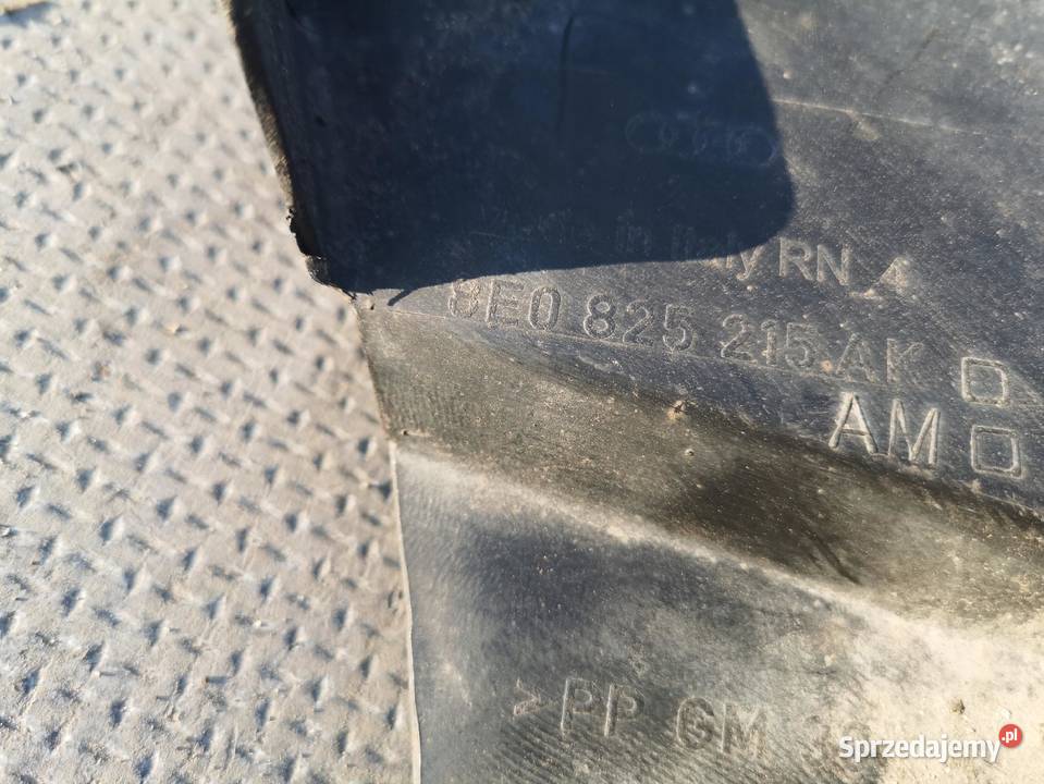 OSŁONA PODWOZIA AUDI A4 B6 B7 LEWA 8E0825215AK sprzedam