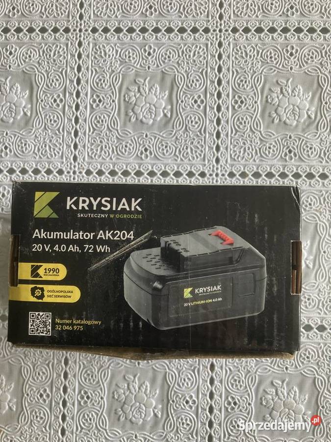 Bateria jonowo litowa 40 ah 20v krysiak nowa Części i akcesoria Wolsztyn sprzedam