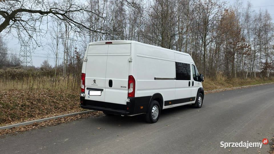 Peugeot Boxer dokabrygadówka 7 osobowy maxi Rok produkcji 2019 Peugeot śląskie Chełm Śląski