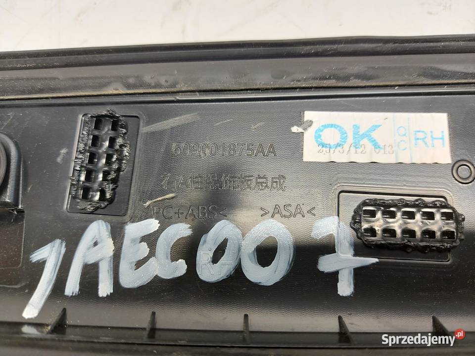 Jaecoo 7 PHEV 2025r listwa nakładka szyby prawa sprzedam