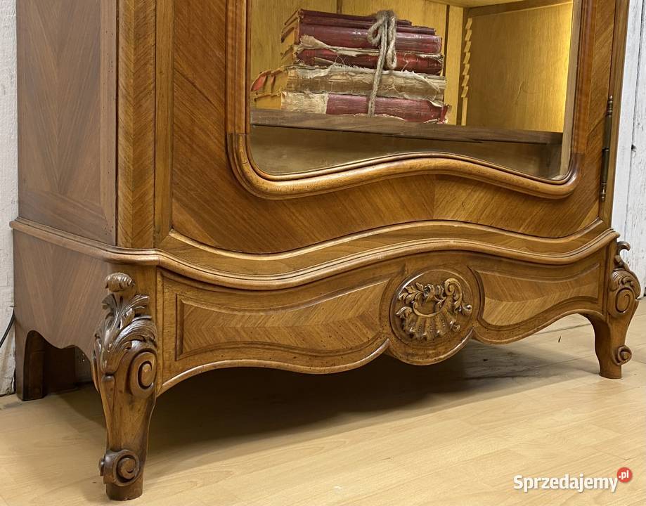 BIBLIOTEKA witryna Ludwik XV oryginał Francja sprzedam