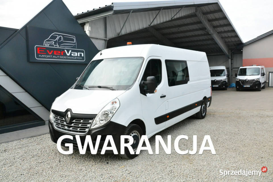 Renault Master L3H2 7 osobowy brygadówka doka komputer pokładowy Warszawa