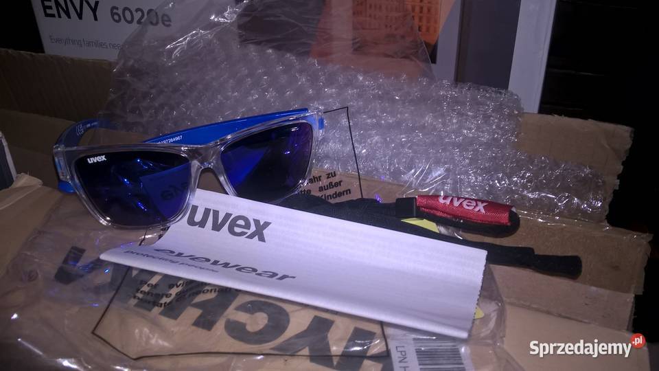 okulary sportowe młodzieży UVEX nowe Galanteria i dodatki