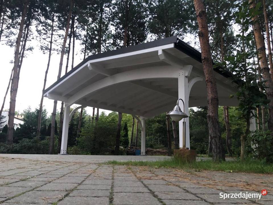 Wiata garażowa drewniana Italia 6M BSH