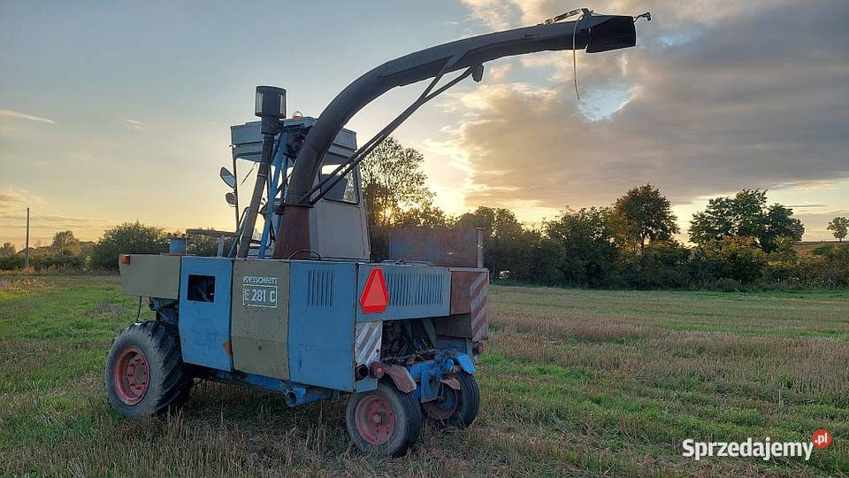 Sieczkarnia Fortschritt E 281 C Silnik 6 IFA Żarska Wieś