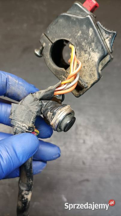 Włącznik starter prawy gaszak killswitch części Gołaczewy