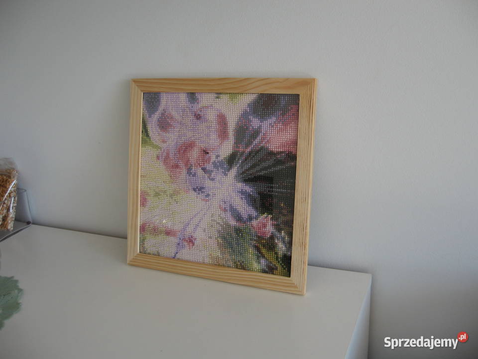 Obraz Skrzypaczka wykonany haftem diamentowym warmińsko-mazurskie Olsztyn