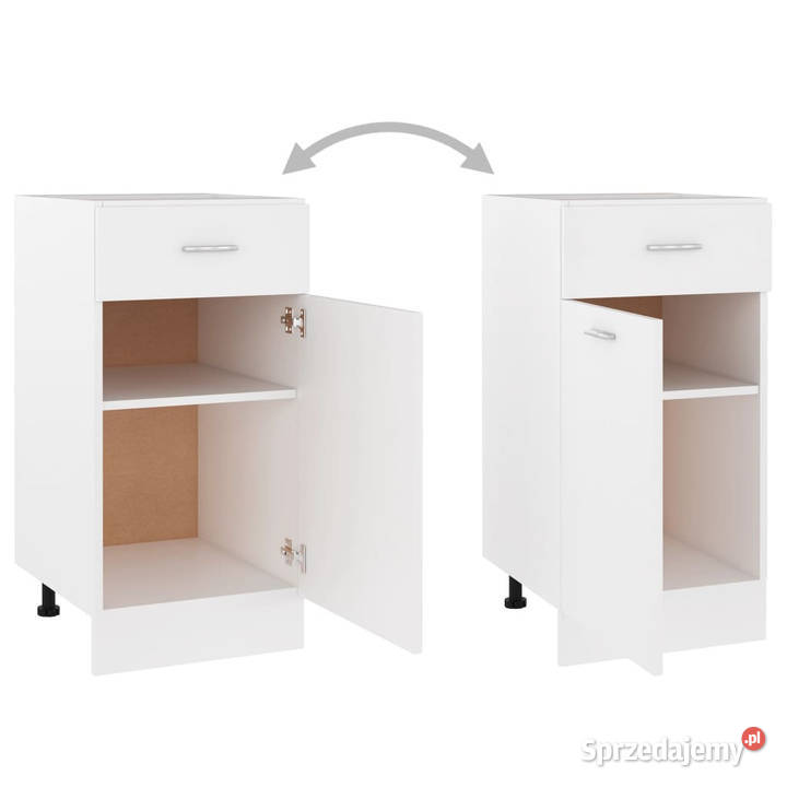 Szafka z szufladą biała 40x46x815 materiał mazowieckie Warszawa