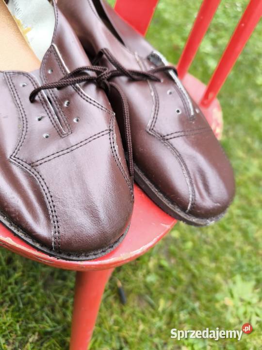 Buty skórzane męskie dawnej produkcji nowe nigdy inna łódzkie Radomsko