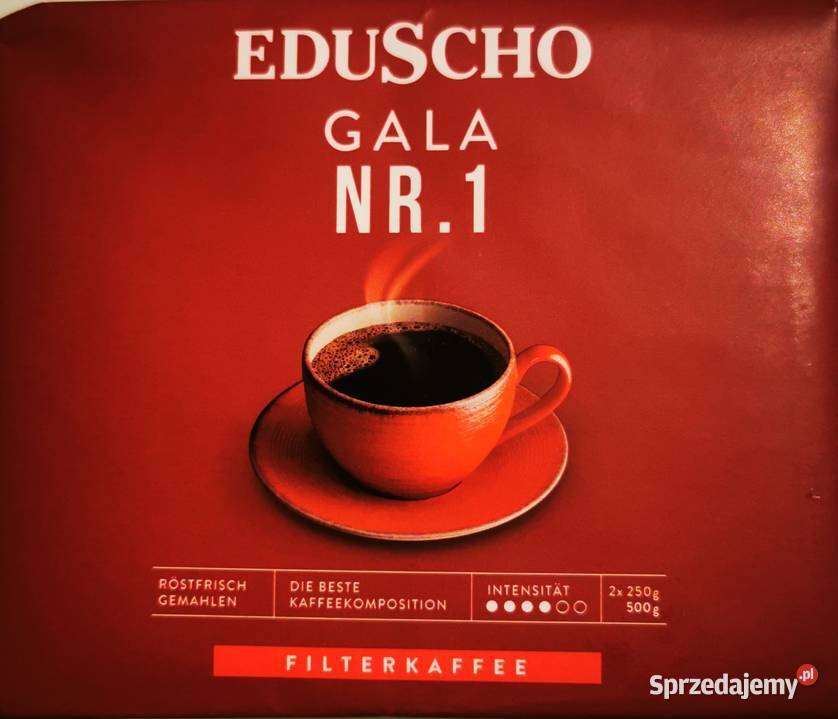 Kawa mielona EDUSCHO Gala 1 500g Import z Mielona Tarnów