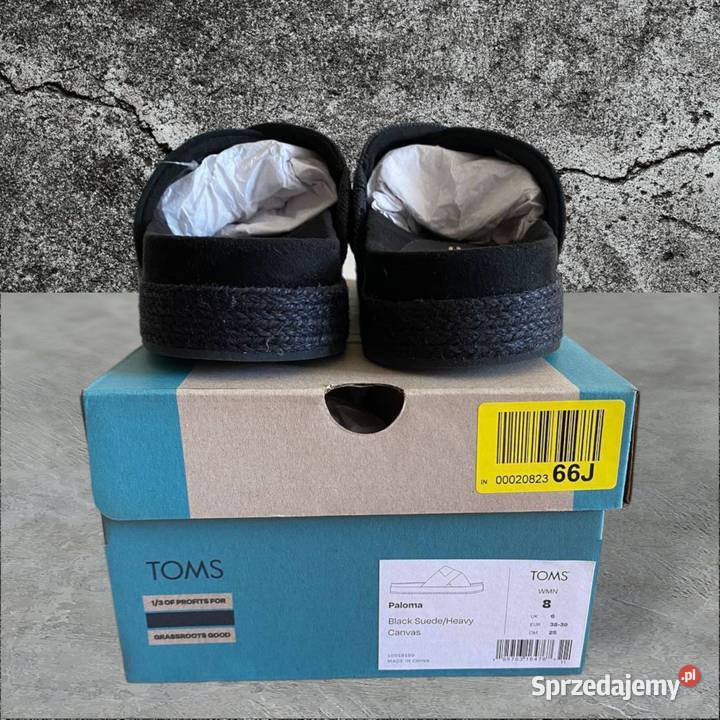 Damskie klapki Toms Nowe i oryginalne