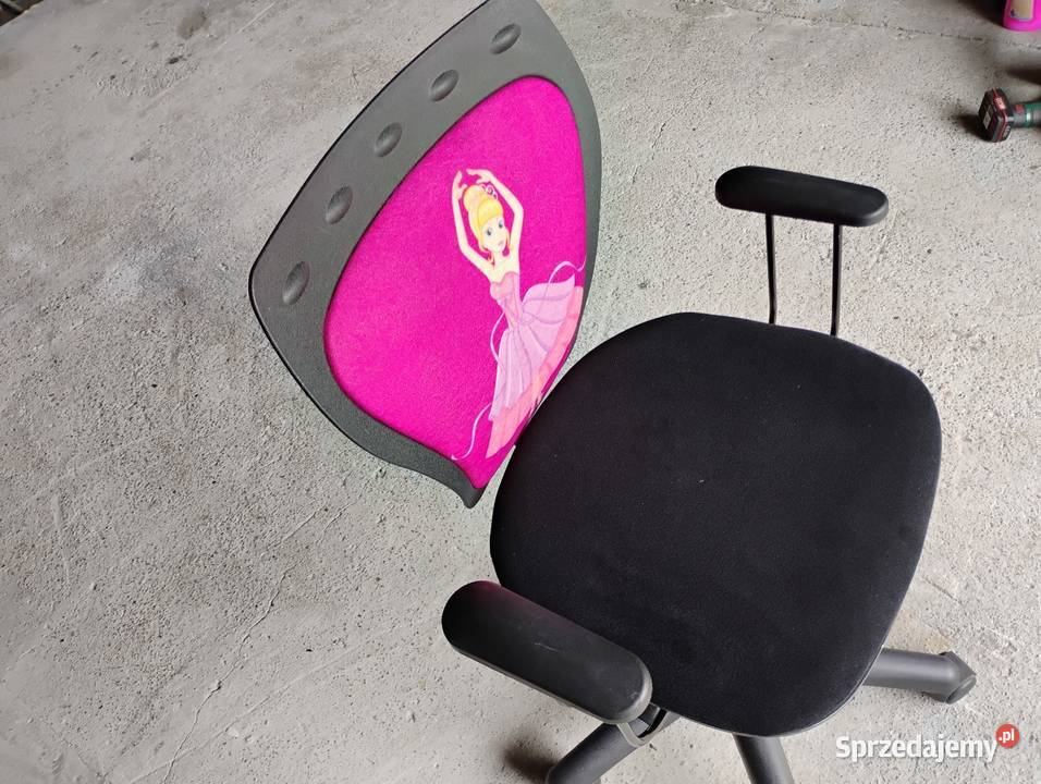 Fotel krzesło do biurka dziewczynki Królewski Dwór