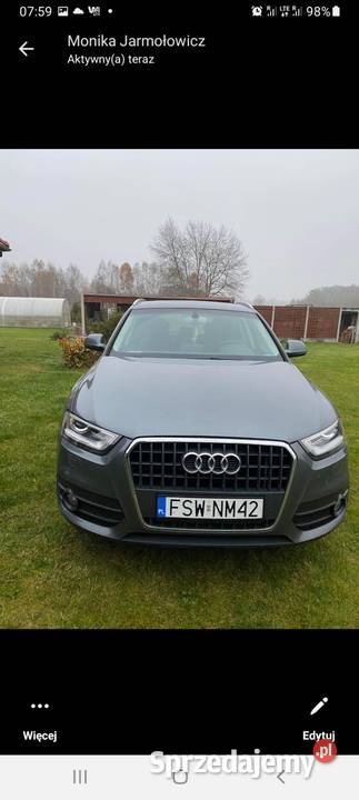 Audi Q3 zamienię honda africa twin adwenture crf Świebodzin
