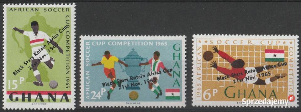 GHANA PIŁKA NOŻNA PUCHAR 1965 CZYSTE