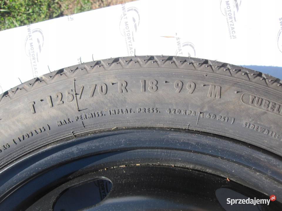 AUDI A3 8P GOLF V VI koło dojazdowe 1257018 99M sprzedam