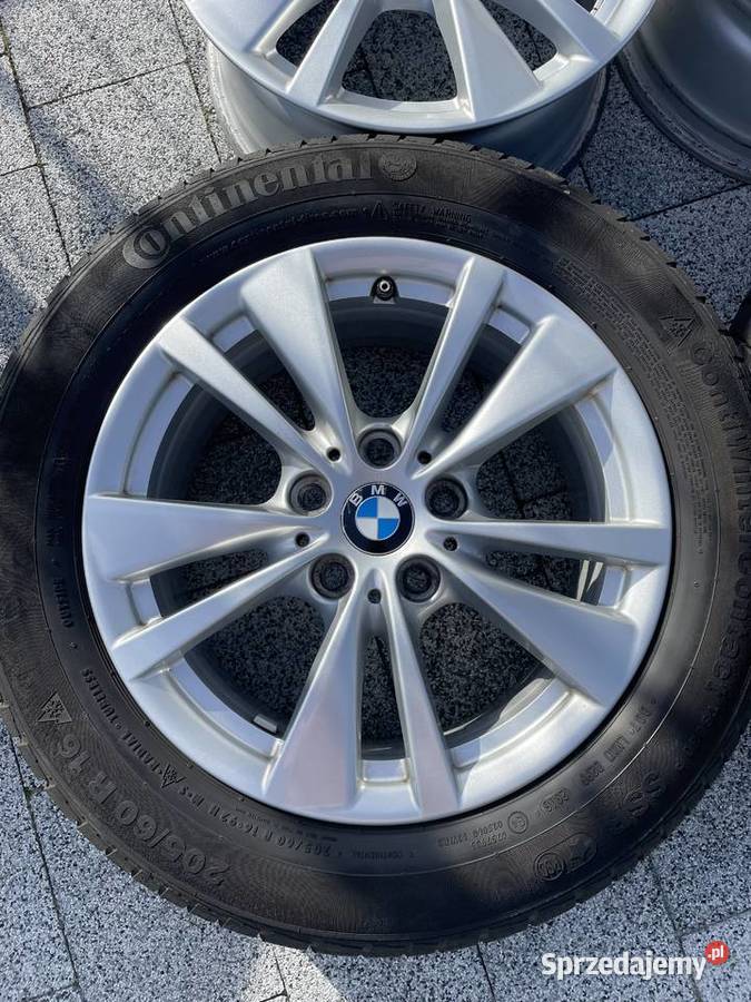 BMW Felgi Aluminiowe 16 Opony Zimowe Continental Samochodowe kujawsko-pomorskie Inowrocław
