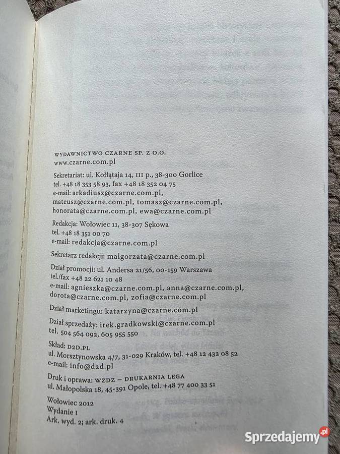 Pogromca wilkówTrzy duety literackie Christoph Proza i poezja Kraków