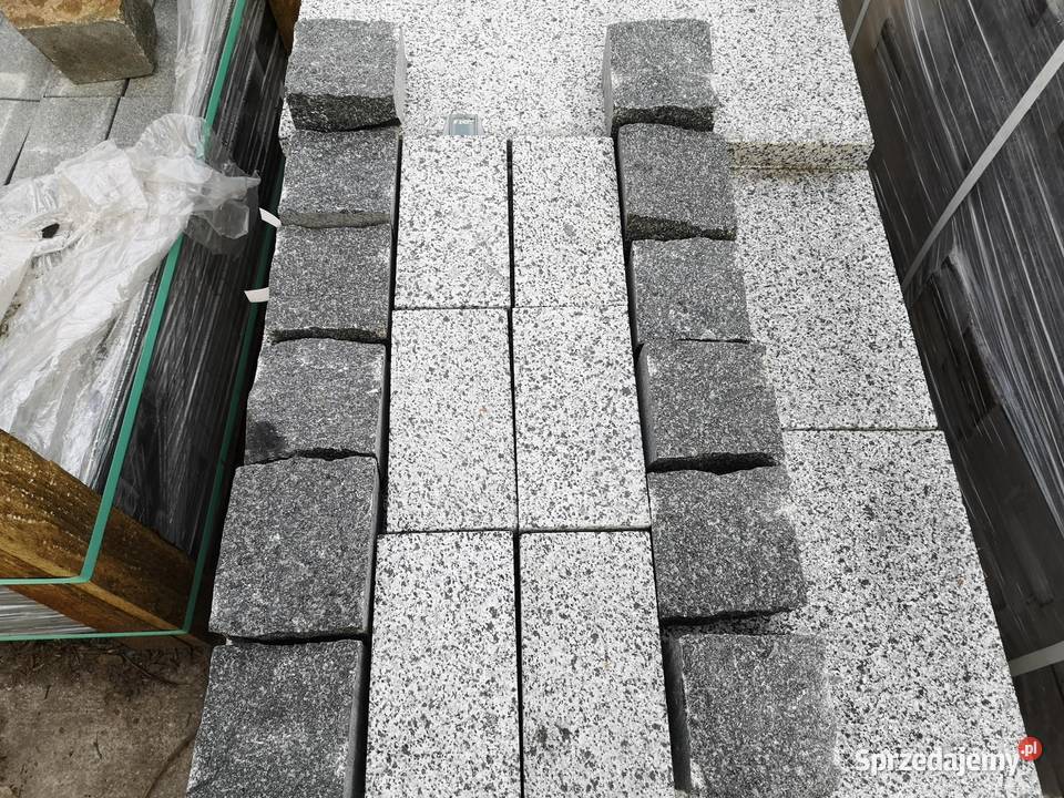 PROMOCJA Kostka granitowa cięta Szara 20x10x5 Marki