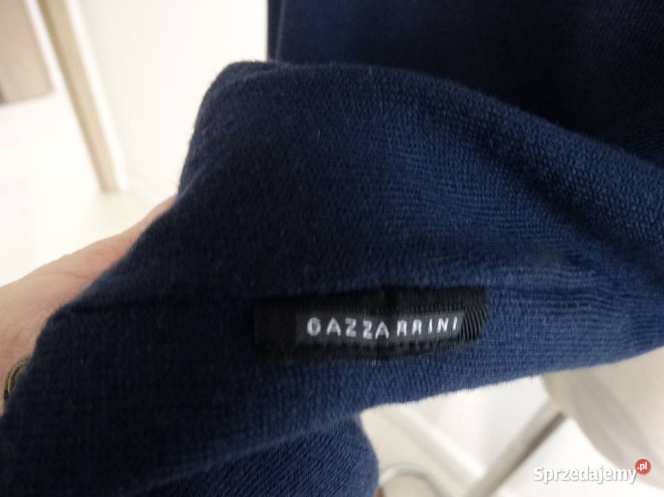 Sweter Męski Golf Wełniany Wełna Merino Łomża