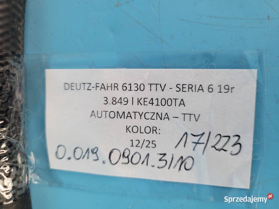 DEUTZFAHR 6130 TTV PRZEWÓD KLIMATYZACJI Kolno