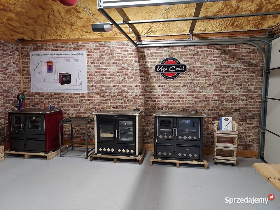 Kominek Piec CO z piekarnikiem Moc 114 kW