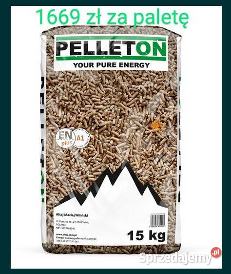 Pellet PELLETON worki 15 paletę mazowieckie Warszawa