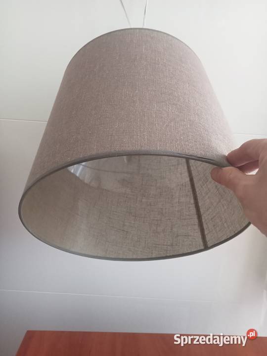 Abażur trapezowy beżowy Grybów