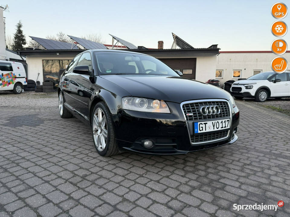 Audi A3 3drzwiowe Audi A3 8P SLine 2008 18 TFSI czujnik zmierzchu A3 Słupsk sprzedam