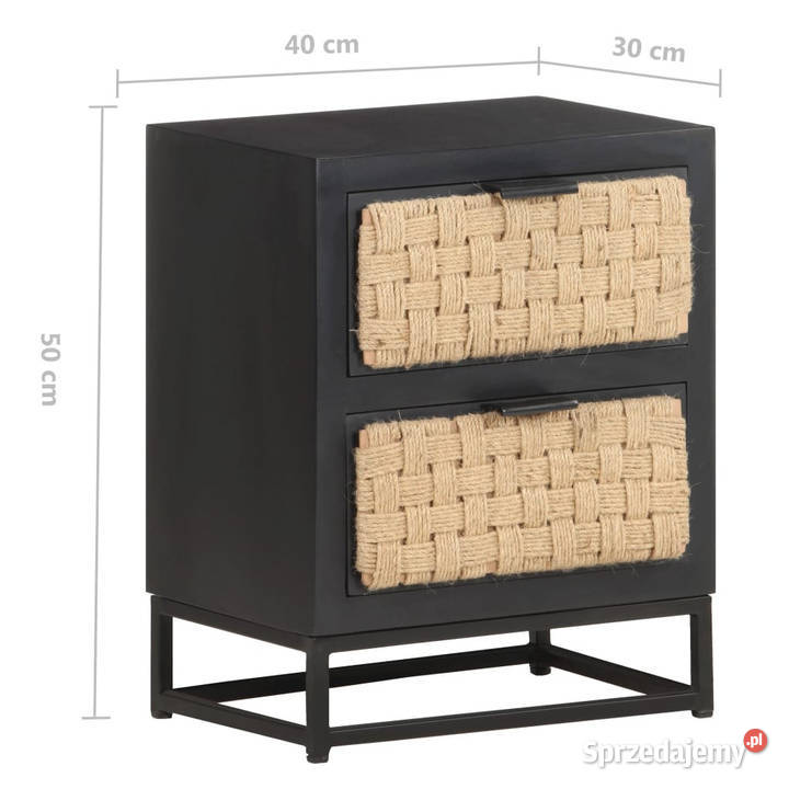 Szafka nocna 40x30x50 lite drewno mango WM323494 mazowieckie Warszawa