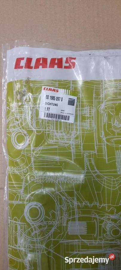 CLAAS 00 1985 097 0 USZCZELKA pokrywy zaworów Zambrów sprzedam