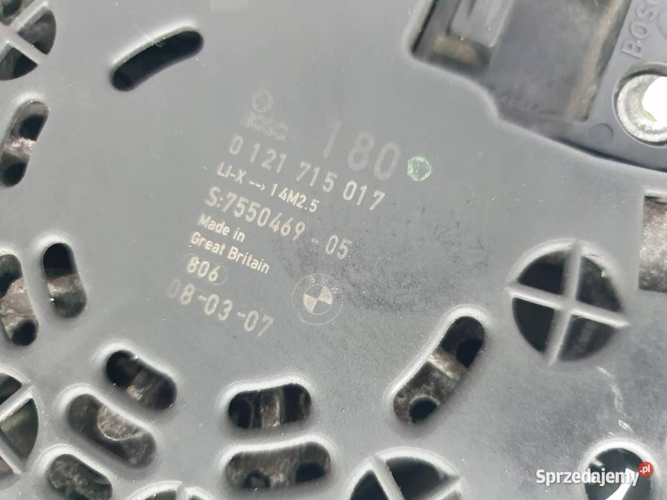 ALTERNATOR BMW E87 E90 20 i bosch 0121715017 Chełm