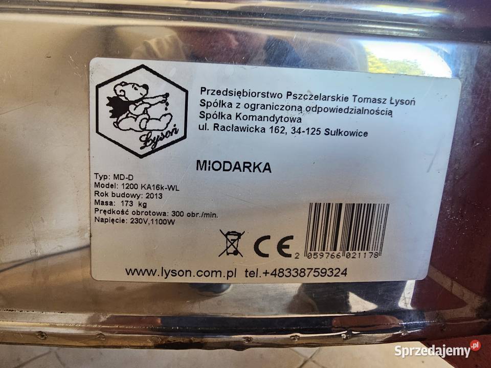 Miodarka kasetowa na ramki wielkopolskie 16kaset Dubidze