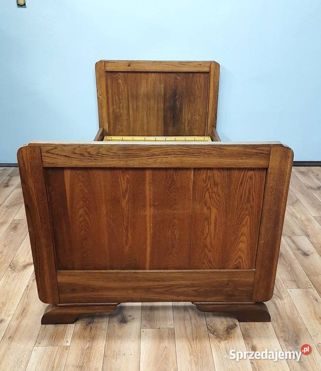 Stare Dębowe Łóżko Secesyjne AntykiMarki Marki