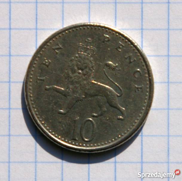 10 PENSÓW TEN PENCE 1992 WIELKA BRYTANIA Parczew