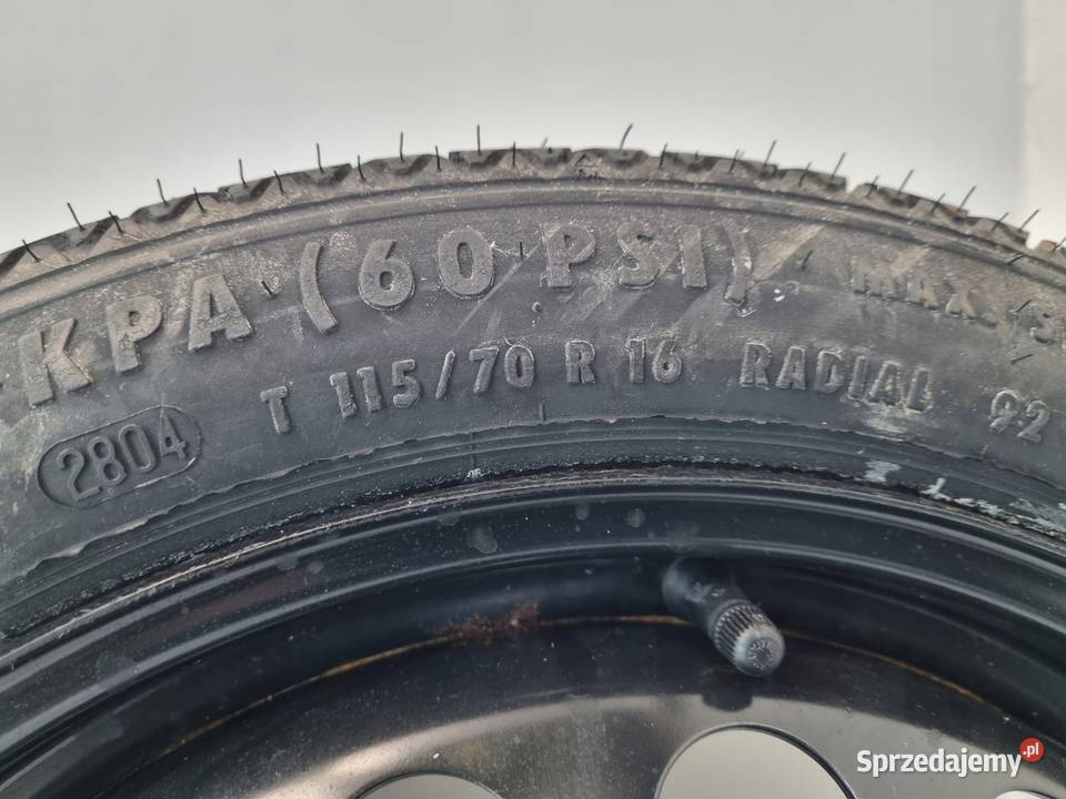 KOŁO DOJAZDOWE Opel Astra H dojazdówka 11570 R16