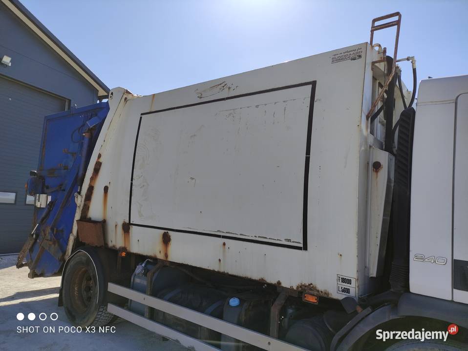 Zabudowa Śmieciarka 2 komorowa Łomża