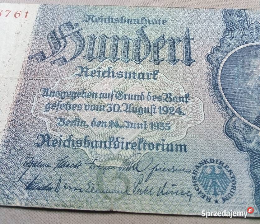 NIEMCY50 I 100 REICHSMARKCZYTAJ OPIS CAŁE Legionowo