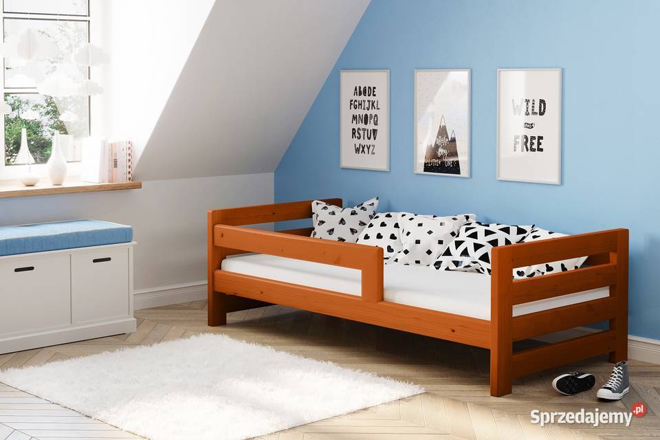 ŁÓŻKO Drewniane Dziecięce 80x160 GR35 Łóżka, wersalki i sofy Zakopane