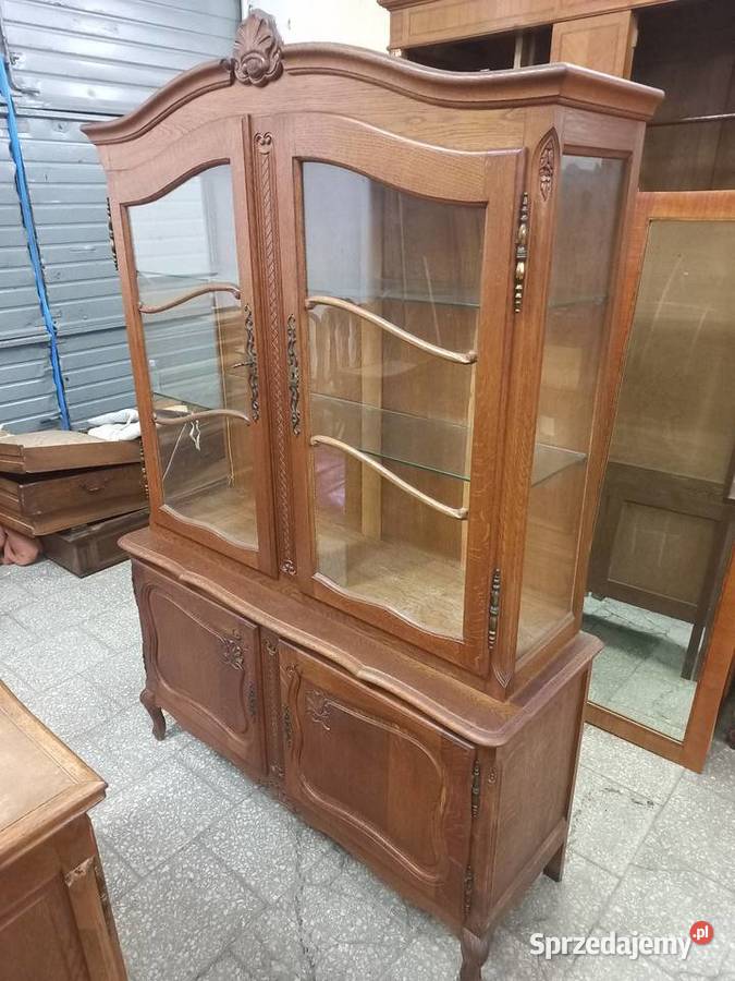 Witryna Ludwikowska Francja serwantka Kredensy i witryny Meble Nowy Sącz