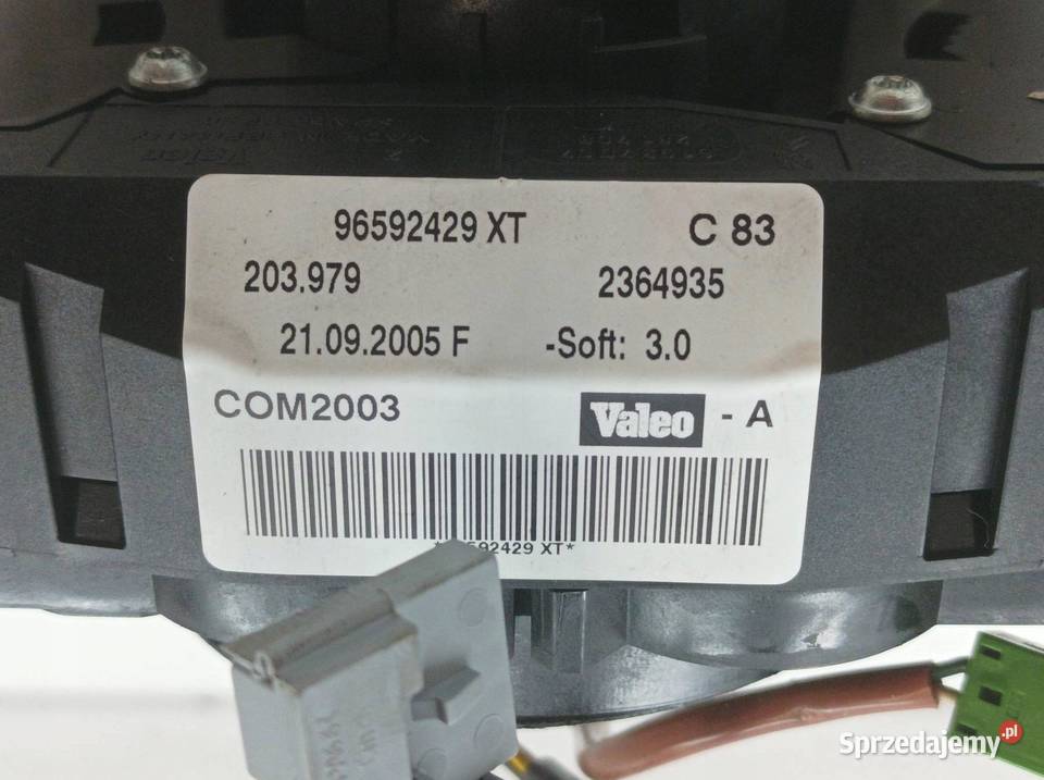 PRZEŁĄCZNIK ZESPOLONY 96592429XT Peugeot 407 I