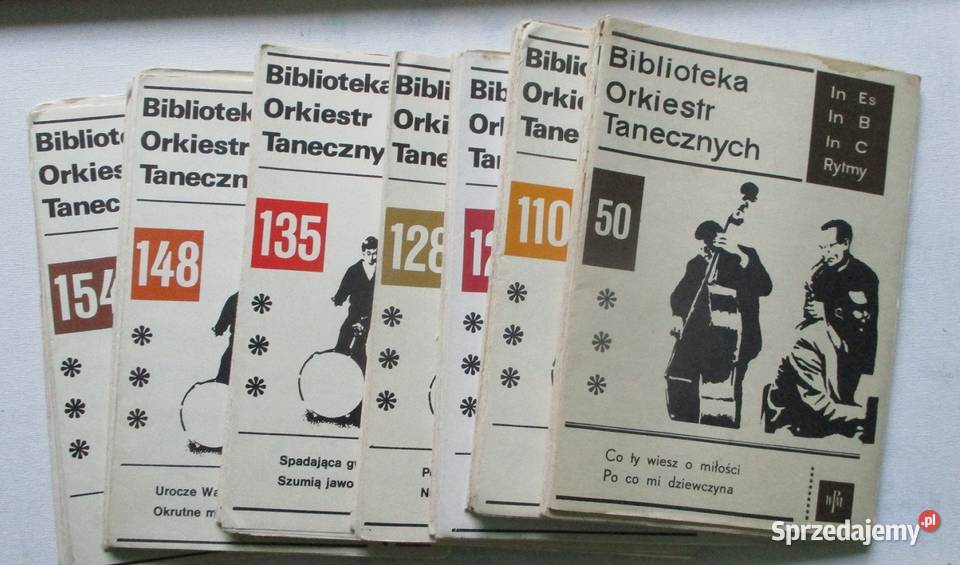 Biblioteka Orkiestr Tanecznych tekst nuty łódzkie Łódź sprzedam