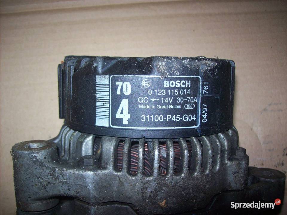 Rover 620 20 Alternator 70A Bosch osobowe Mińsk Mazowiecki