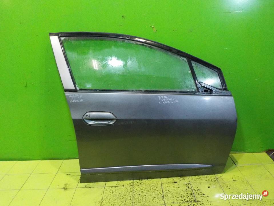 HONDA INSIGHT II 10 r5D drzwi prawe przod mazowieckie sprzedam