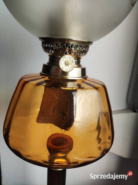 Stara francuska lampa naftowa 663 XIX wiek Kraków sprzedam