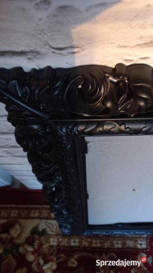 rama czarna rzezbiona 6449 czarny Wyposażenie wnętrz mazowieckie Warszawa